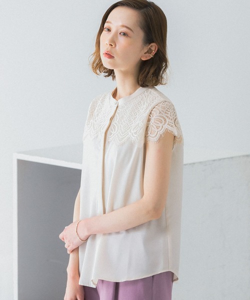 「URBAN RESEARCH ROSSO WOMEN」 ノースリーブブラウス FREE ベージュ レディース_画像7