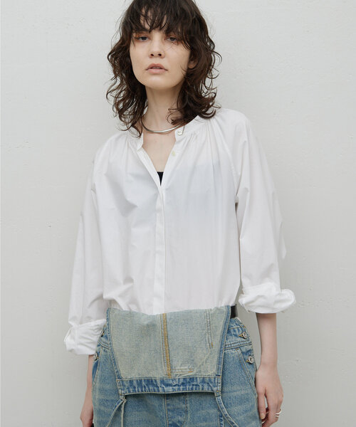 GALLARDAGALANTE ブラック長袖トップス COLLAGE GALLARDAGALANTE tシャツ ジョーゼットロンTEE/WEB限定