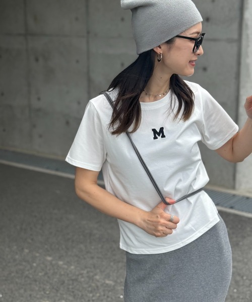 deux amour tシャツ UVカット接触冷感 MorA刺繍Tシャツ