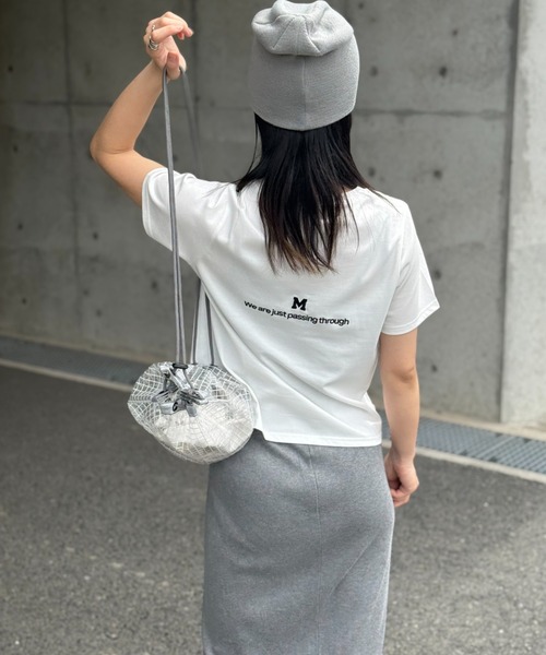 tシャツ 刺繍切替プルオーバー「UVカット・接触冷感」 レディース deux amour tシャツ UVカット接触冷感 MorA刺繍Tシャツ
