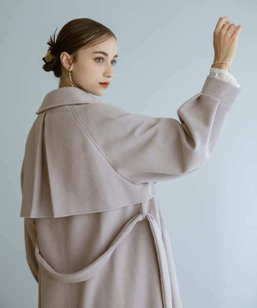 「Dorry Doll」 ステンカラーコート MEDIUM アイボリー レディース_画像3