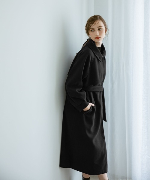 「Dorry Doll」 ステンカラーコート MEDIUM アイボリー レディース_画像5