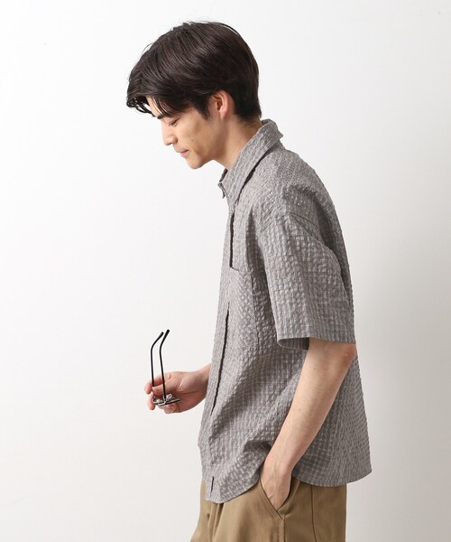 【再々値下げ新品】THE SOCCER HOUSE チェック柄 半袖シャツ M 再々値下げ新品】THE SOCCER HOUSE チェック柄 半袖シャツ M