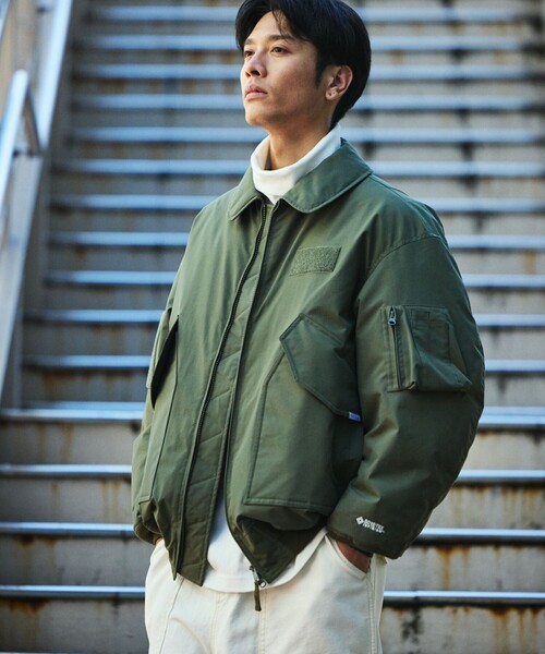 「+phenix」 ダウンジャケット MEDIUM ブラック メンズ_画像3