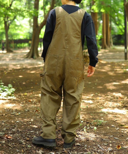 FREAKS STORE CAPTAIN STAG オーバーオール オリーブ L FREAK'S STORE 「FREAK'S STORE」 オーバーオール「CAPTAIN STAG