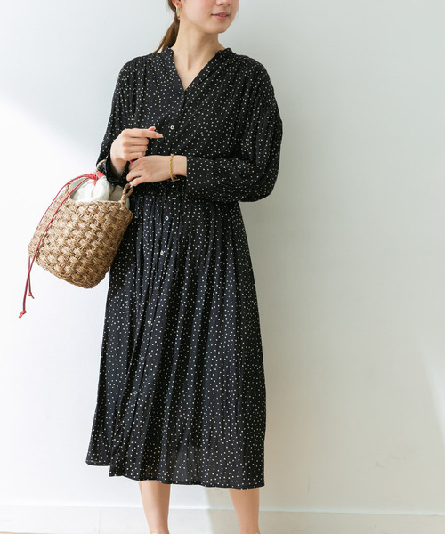 「URBAN RESEARCH」 長袖ワンピース 36 ブラック レディース_画像6