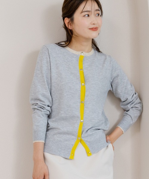 GLACIER lusso（グラシアルッソ） カーディガン 「ウォッシャブル