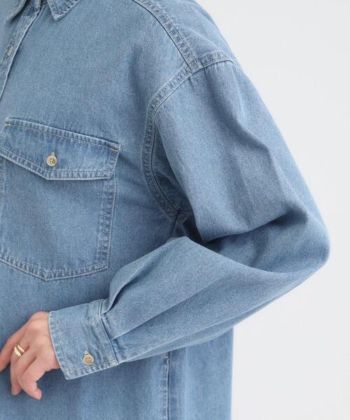 ♡Mmm♡さん専用！　　Ralph Lauren デニムシャツワンピース 長袖 楽天市場】ポロ ラルフローレン レディース ポニーワンポイント ベルト