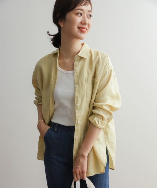 「URBAN RESEARCH DOORS」 長(zhǎng)袖シャツ MEDIUM ピンク レディース