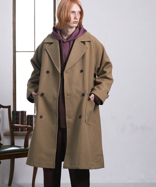 「ENDER PRODUCTS」 チェスターコート L ブラウン メンズ_画像5