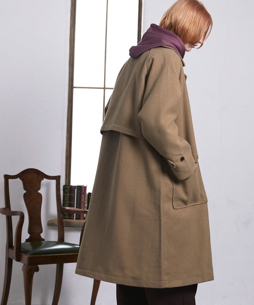 「ENDER PRODUCTS」 チェスターコート L ブラウン メンズ_画像6