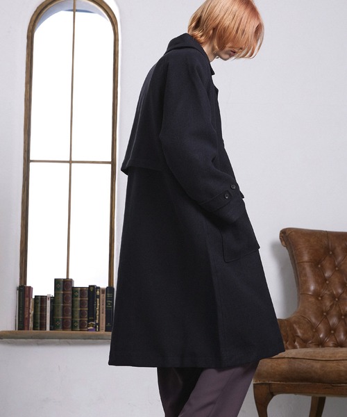 「ENDER PRODUCTS」 チェスターコート L ブラウン メンズ_画像8