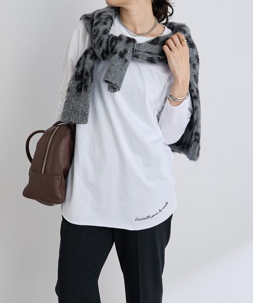 RIVE DROITE ホワイト 長袖 Tシャツ size FREE RIVE DROITE ホワイト 長袖 Tシャツ size FREE