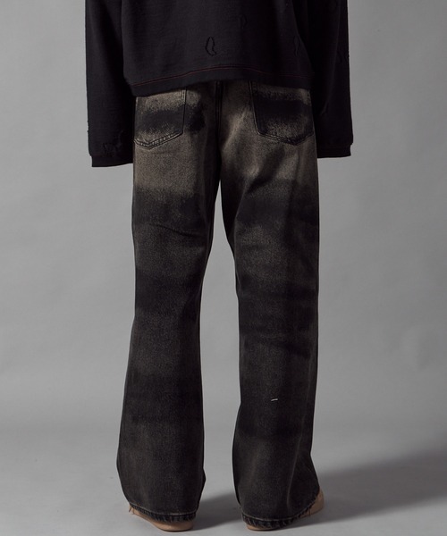 Theater code ジーンズ Ink-Washed 5-Pocket Denim Pants / インク加工 