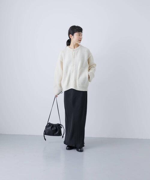 かぐれ ニット セーター 「2サイズ展開」ペルーニットカーディガン