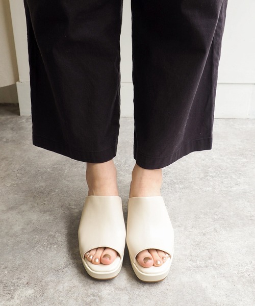 「あしながおじさん」 ミュール 23.0cm ブラック レディース_画像3