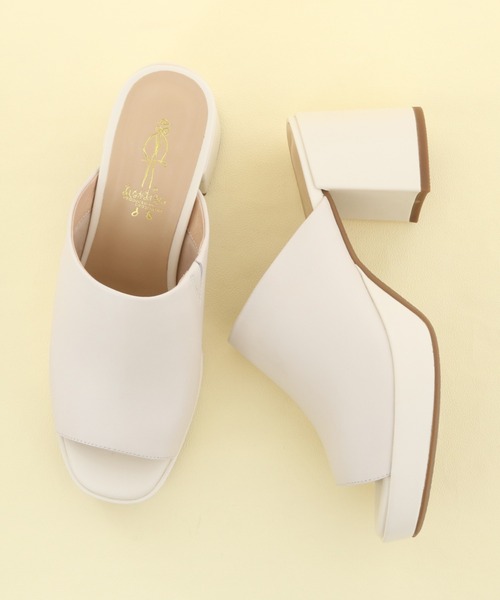 「あしながおじさん」 ミュール 23.0cm ブラック レディース_画像4