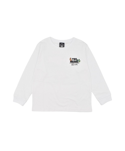 TOY MACHINE（トイマシーン） tシャツ SCUM L/S T キッズ ロンT 25A903