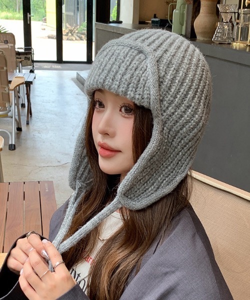 pyornim（ピョルニム） ニット帽 ニットキャップ フライトニット