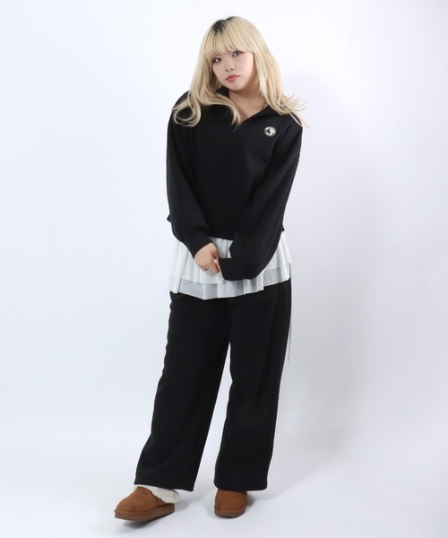 セットアップ T＆C（タウンアンドカントリー）ハーフジップスウェット