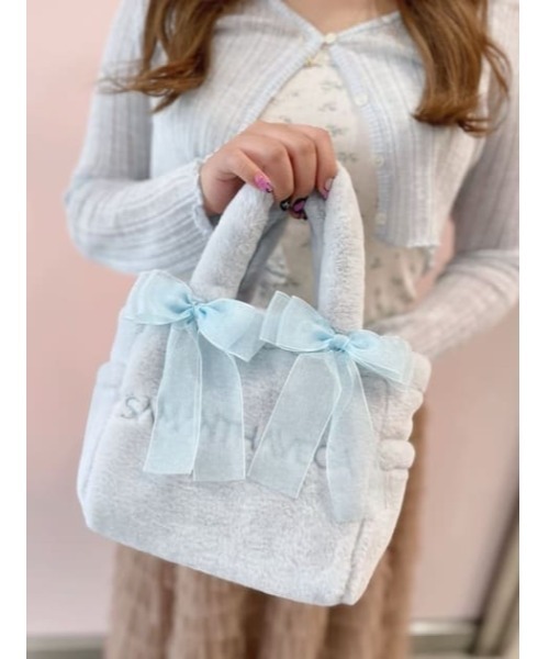 Samantha Vega（サマンサベガ） ハンドバッグ シフォンリボンファー