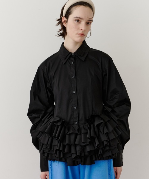 新品タグ付き・ラベルエチュード・ブラウス LA BELLE ETUDE（ラベルエチュード） ブラウス シャツ Prima” blouse