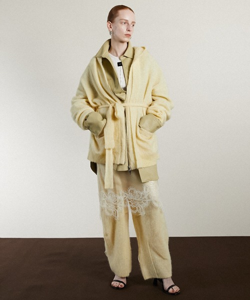 prank project カーディガン　Hooded Zip Cardigan PRANK PROJECT（プランクプロジェクト） カーディガン フーデッド