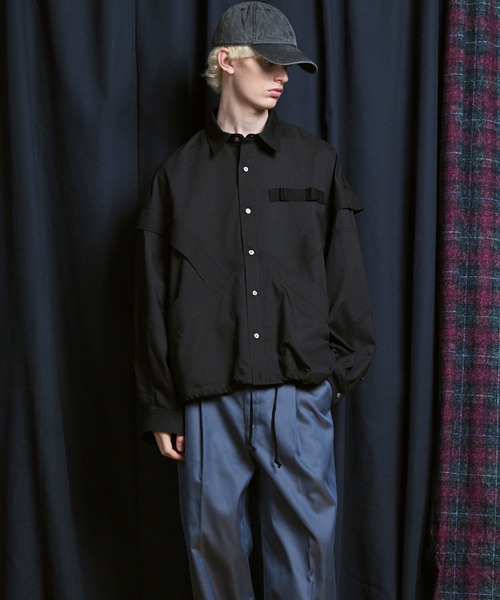 MAISON SPECIAL グレー カバーオール　シャツ MAISON SPECIAL（メゾンスペシャル）の「《UNISEX》Prime-Over Many