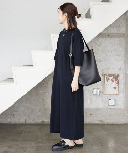 SLOBE IENA（スローブイエナ） 半袖ワンピース FREE レッド レディース