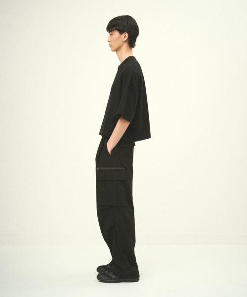 「Juha」 半袖Tシャツ 3 ブラック メンズ_画像3