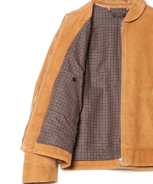 ブルゾン アウター 「A VONTADE」ア ボンタージ/ Suede Sports Jacket　II メンズ レディースの画像