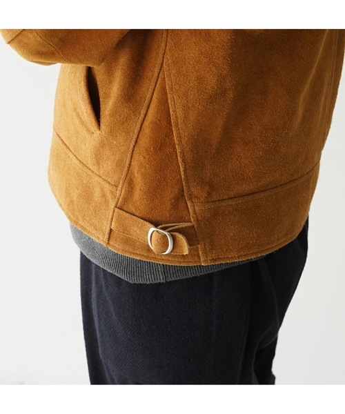 ブルゾン アウター 「A VONTADE」ア ボンタージ/ Suede Sports Jacket　II メンズ レディースの画像