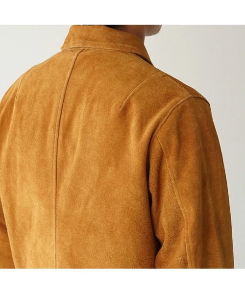 ブルゾン アウター 「A VONTADE」ア ボンタージ/ Suede Sports Jacket　II メンズ レディースの画像