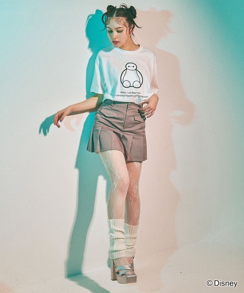 「4GEEKs by SPIRALGIRL」 半袖Tシャツ FREE ホワイト レディース_画像3