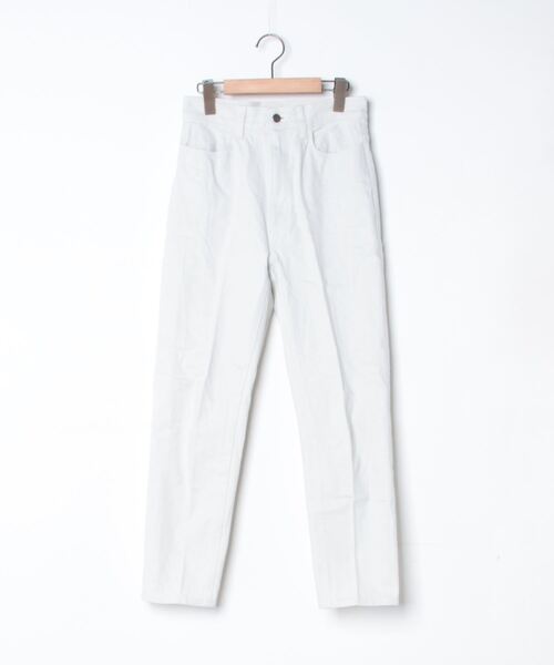 LOEFF ロエフ デニム 13oz パンツ ホワイト サイズ1 LOEFF（ロエフ） デニムパンツ 0 ホワイト レディース : ZOZOTOWN
