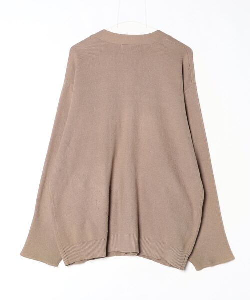 「ADRER」 ニットカーディガン M ブラウン メンズ_画像2