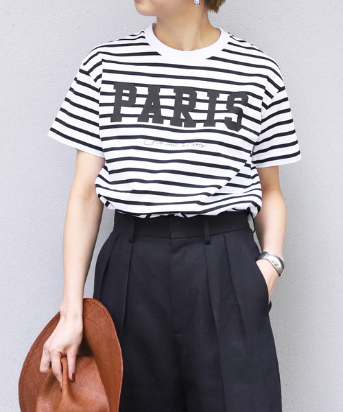 「VERMEIL par iena」 半袖Tシャツ FREE ネイビー レディースの画像