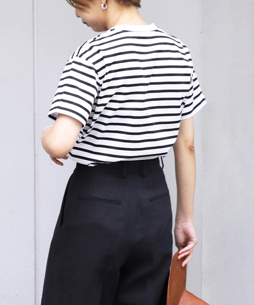 「VERMEIL par iena」 半袖Tシャツ FREE ネイビー レディースの画像