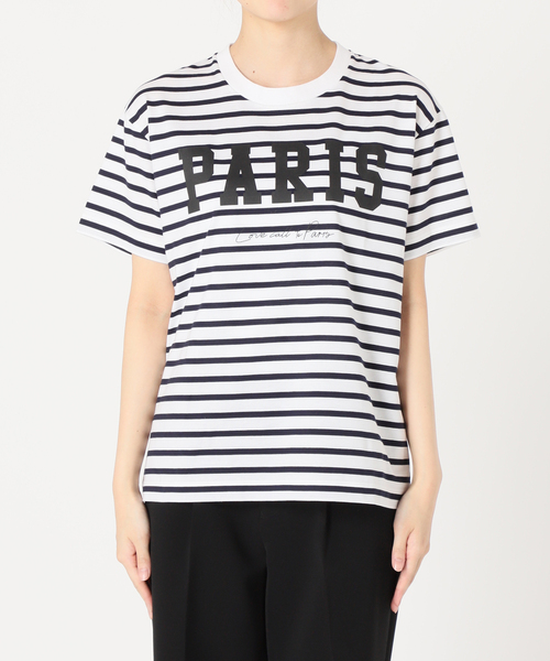 「VERMEIL par iena」 半袖Tシャツ FREE ネイビー レディースの画像