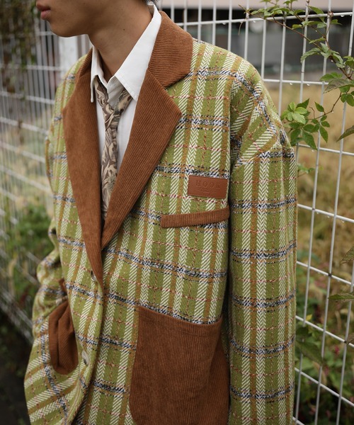 ジャケット テーラードジャケット HOOK -original- チェック柄