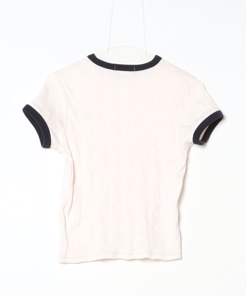 「FRED PERRY」 半袖Tシャツ 8 アイボリー レディースの画像