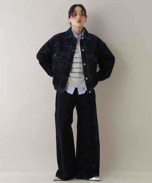 JOURNAL STANDARD フロッキー デニムジャケット 美品 JOURNAL STANDARD フロッキー デニムジャケット 美品 JOURNAL STANDARD