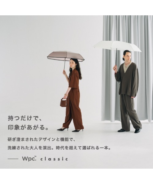 Wpc. 傘 Wpc. classic 16K UMBRELLA 雨傘 長傘 16本骨 メンズ