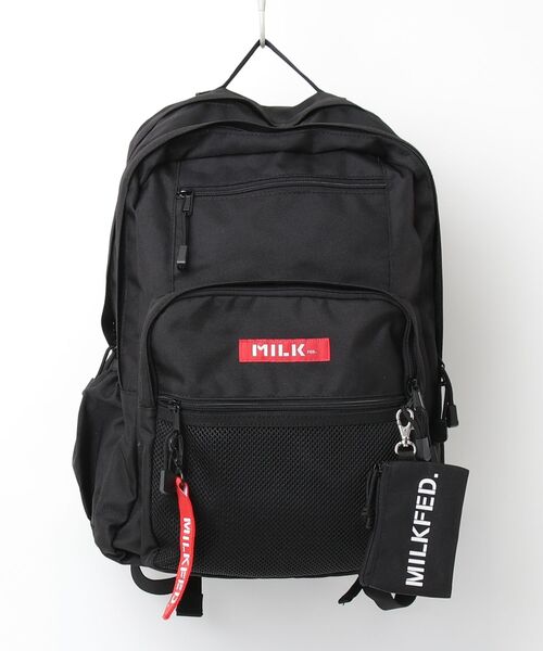 MILKFED.（ミルクフェド） リュック ONE SIZE ブラック レディース
