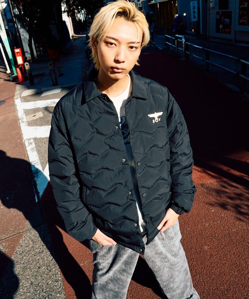 ダウンジャケット ダウン 「BOY LONDON」BOY LOGO SOLID DOWN BLOUSON メンズ レディース