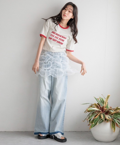 「LOWRYS FARM」 フラットサンダル LARGE シルバー レディース_画像4