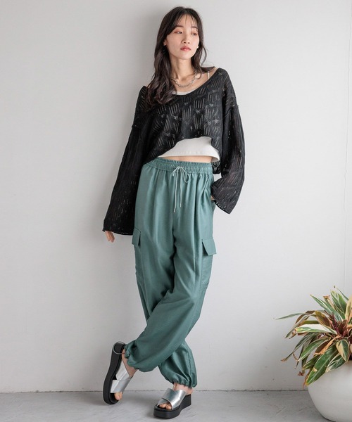 「LOWRYS FARM」 フラットサンダル LARGE シルバー レディース_画像8