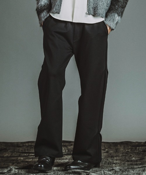 NO ID.（ノーアイディー） パンツ mp14456-ワイドレッグタック