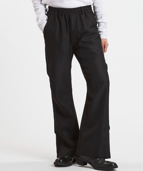 NO ID.（ノーアイディー） パンツ mp14456-ワイドレッグタック