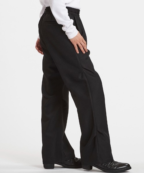 NO ID.（ノーアイディー） パンツ mp14456-ワイドレッグタック